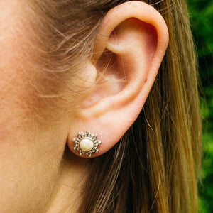 Sunburst Post Earrings