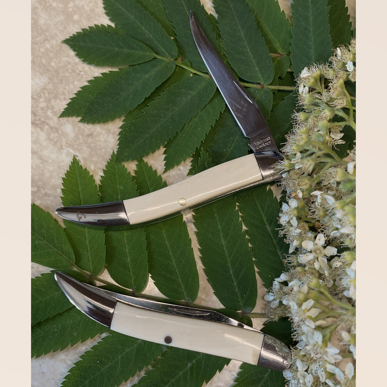 Toothpick Mammoth Ivory Pocket Knife