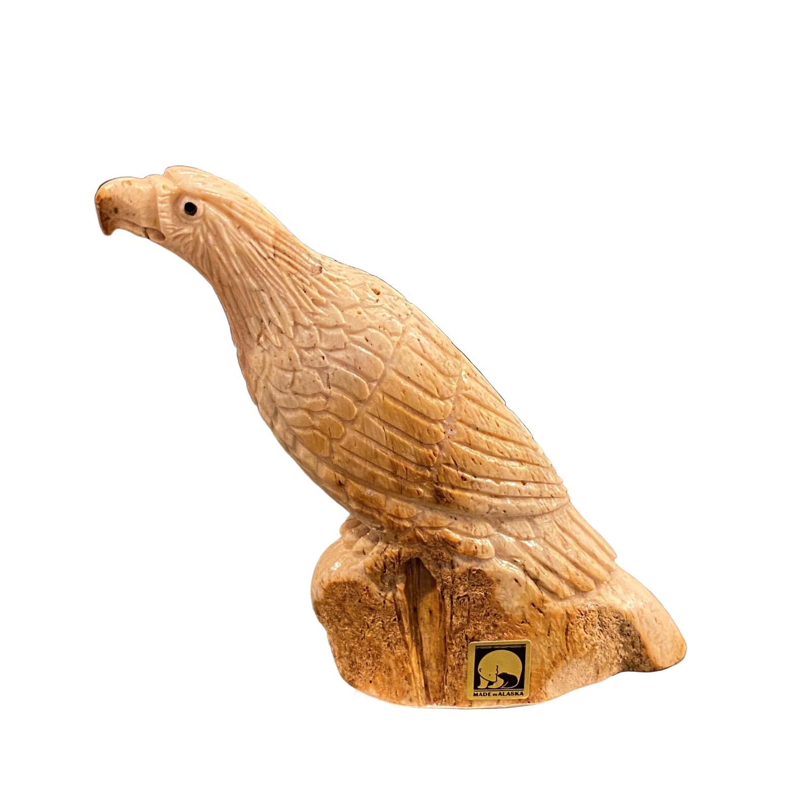 Walrus Jawbone Eagle on Base