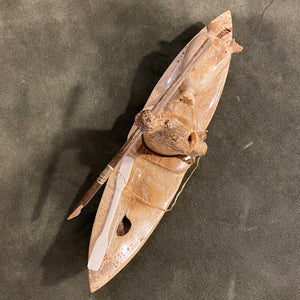 Walrus Jawbone Kayaker Figurine