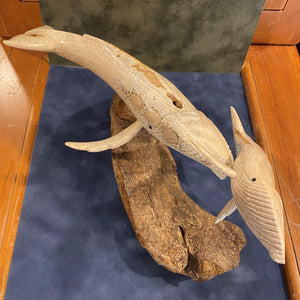 Walrus Jawbone Whale Figurines