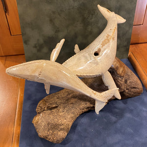 Walrus Jawbone Whale Figurines