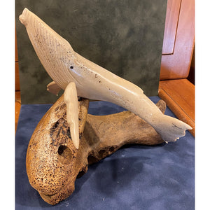 Walrus Jawbone Whale Figurines