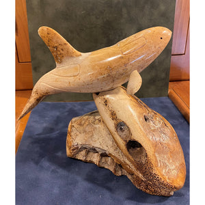 Walrus Jawbone Whale Figurines