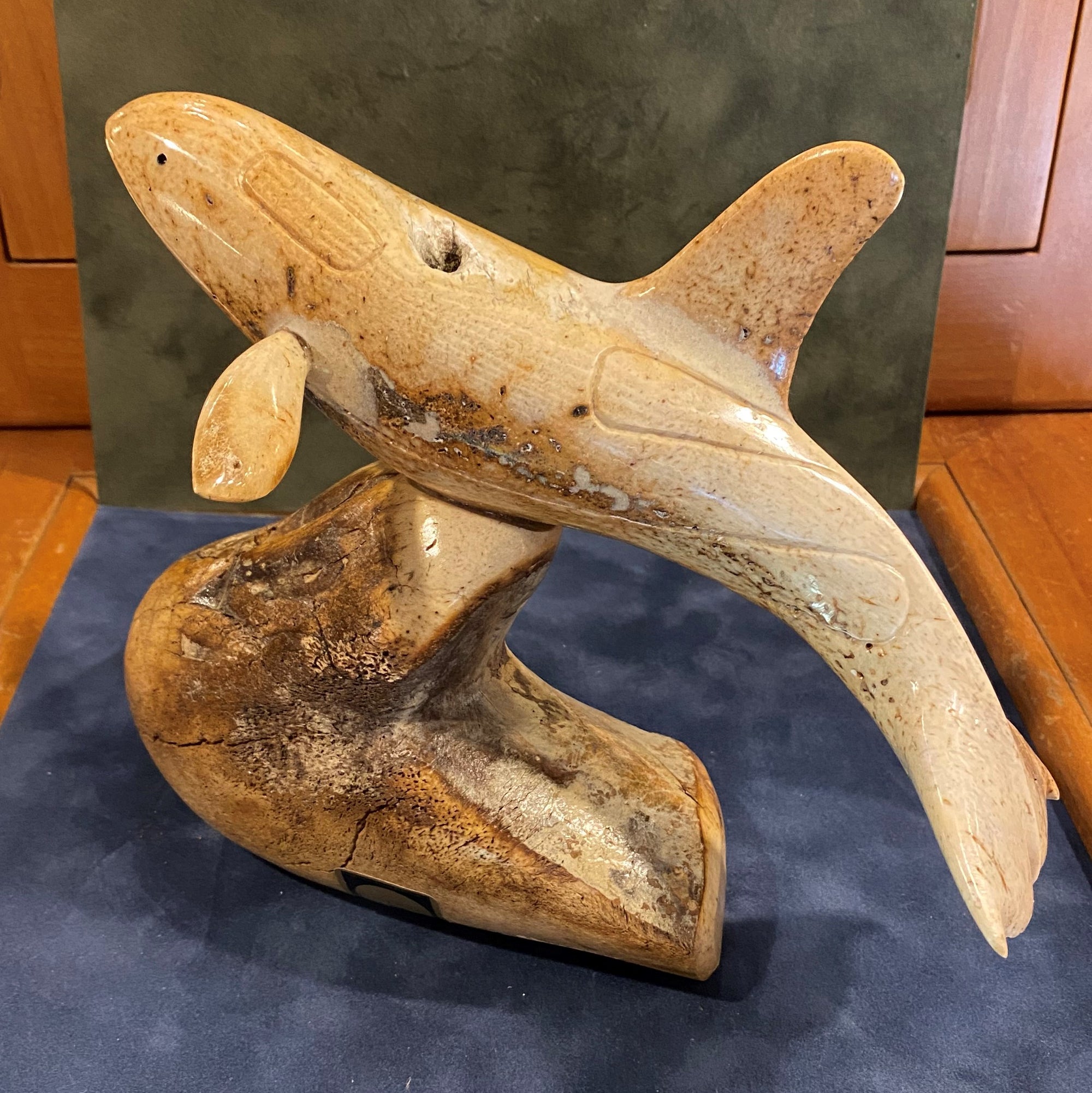 Walrus Jawbone Whale Figurines