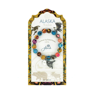 Alaska Destination Clay Beaded Bracelet