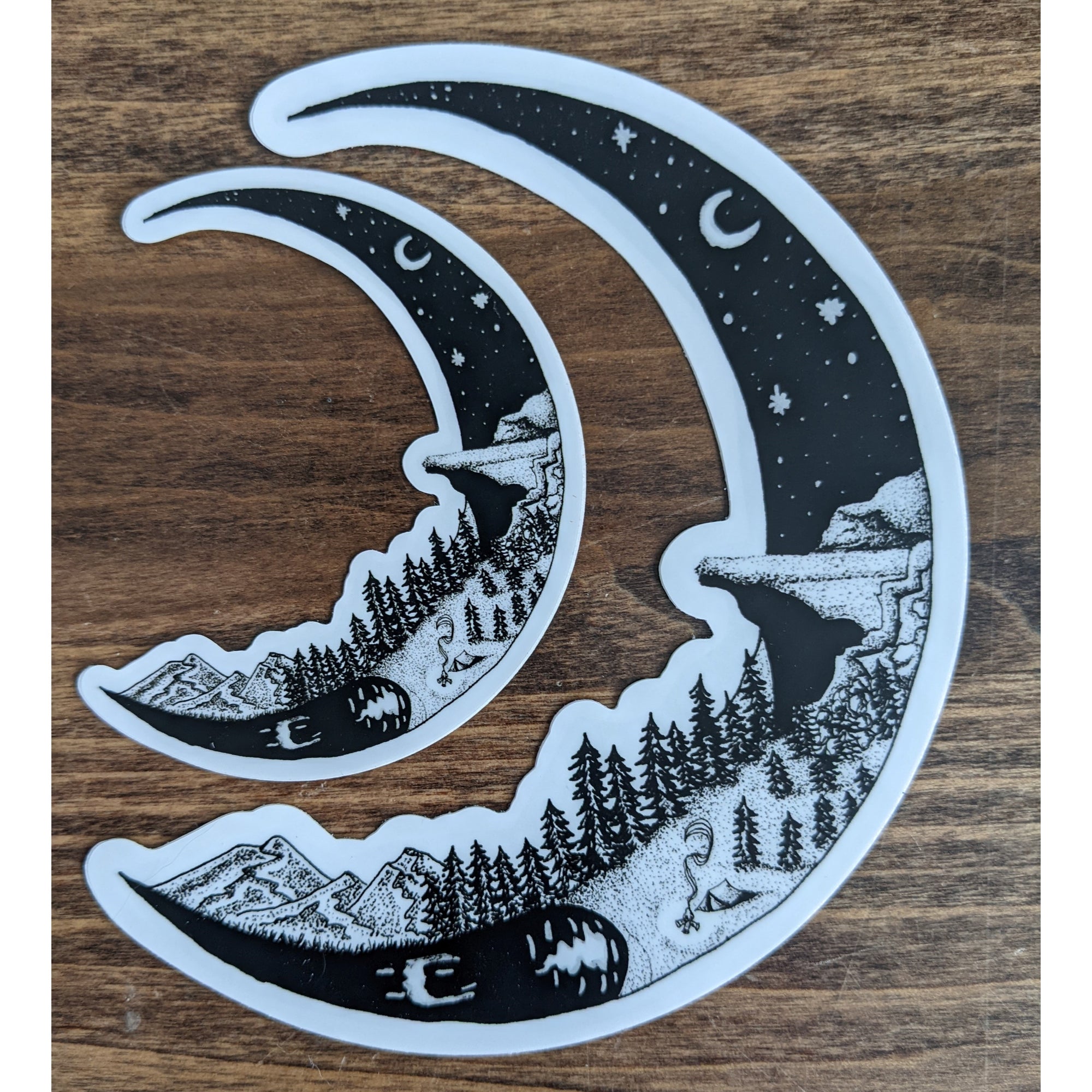 Camping Under the Stars Sticker