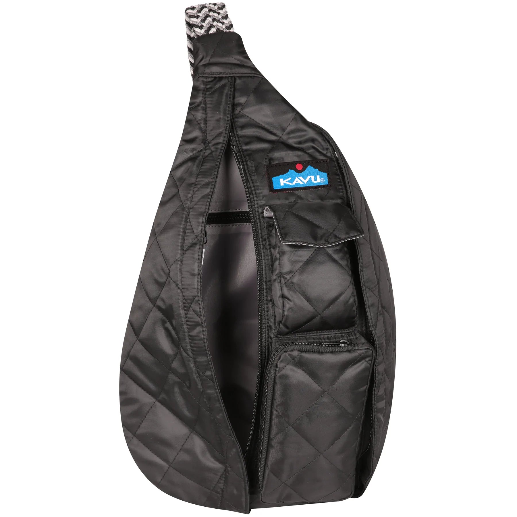 Mini Rope Puff Bag - Black