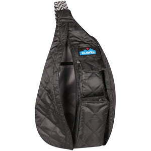 Mini Rope Puff Bag - Black