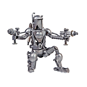 Kneeling Warrior Metal Figurine