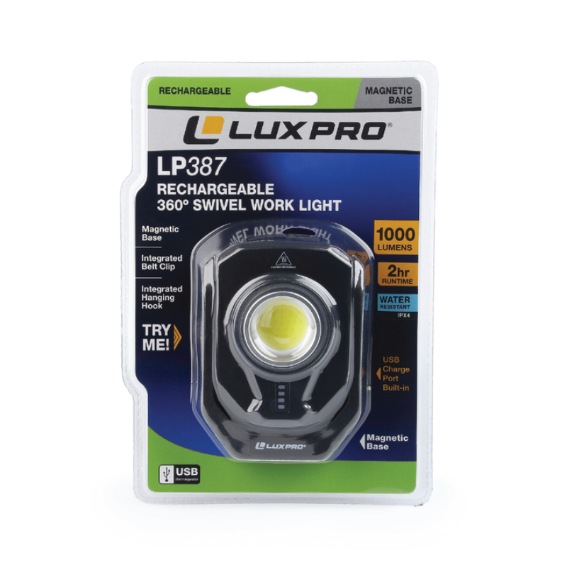 Luxpro Swivel Work Light