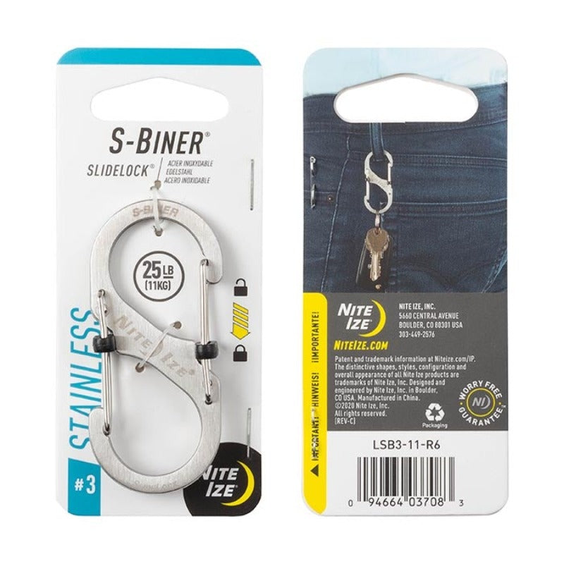 S Biner Size 2,3,4 Stainless