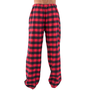 Moose Plaid Unisex PJ Pant