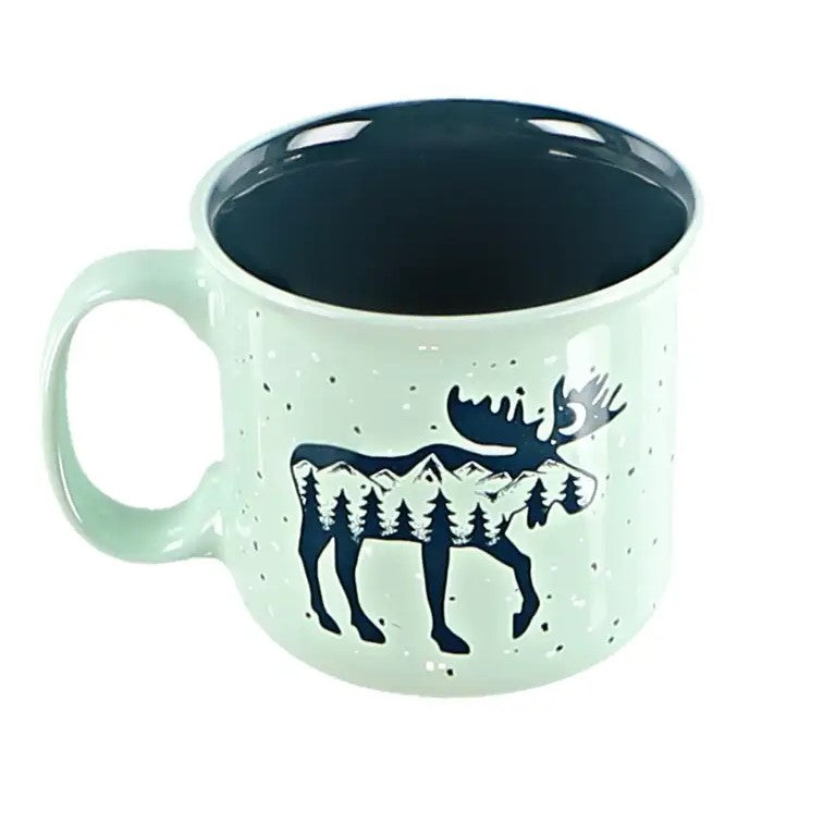 Mountain Moose Silouette Mug
