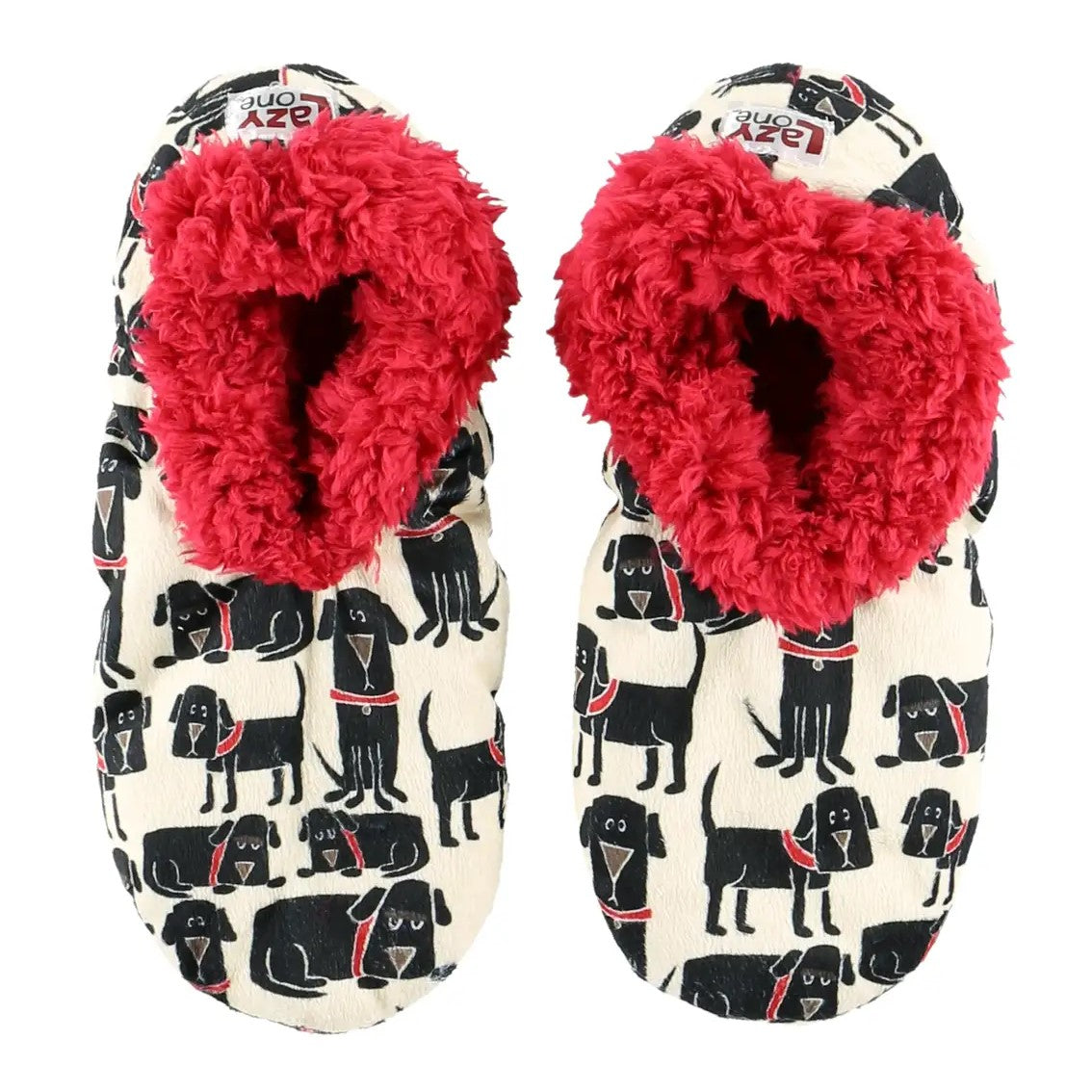 Ruff Night Dog Fuzzy Feet Slipper