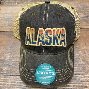 Alaska Mountain Sunset Trucker Hat