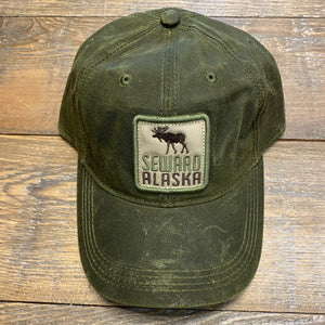 Alaskan Moose Waxed Baseball Hat