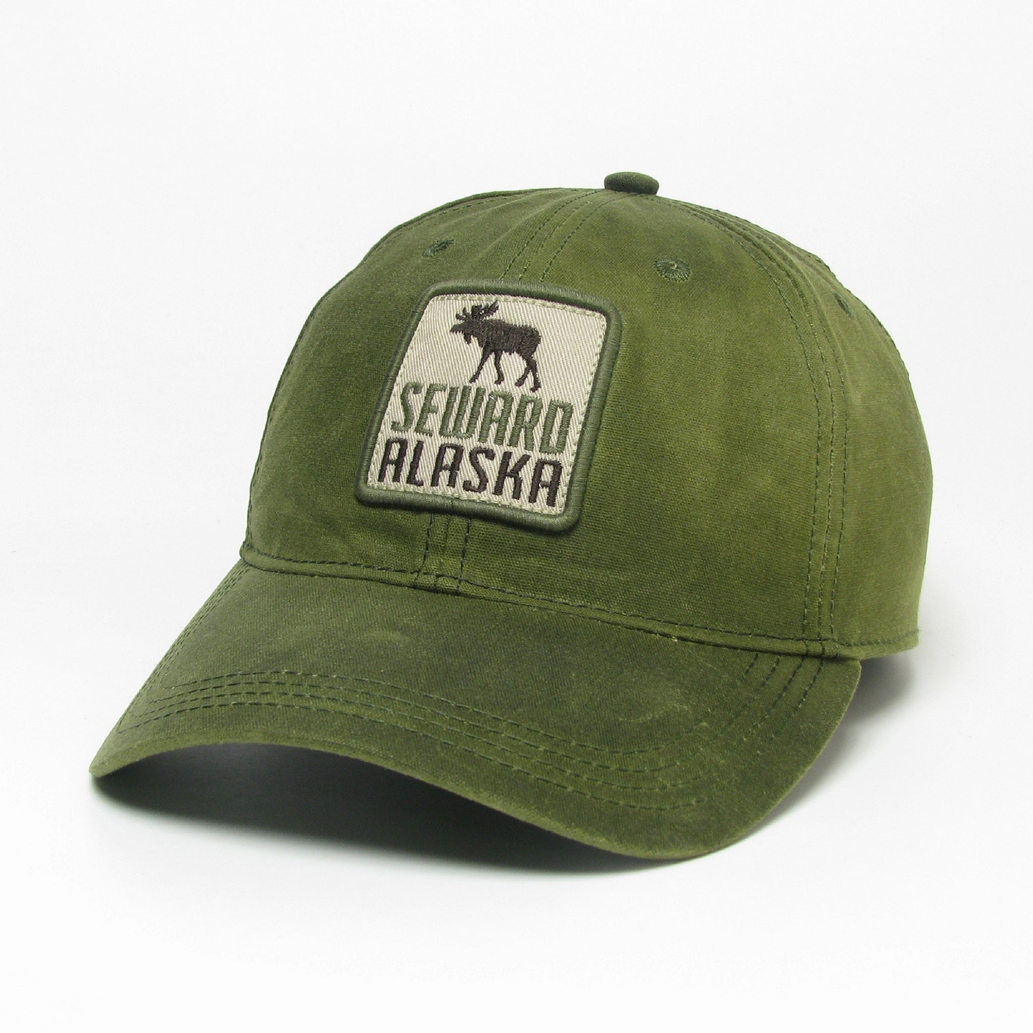 Alaskan Moose Waxed Baseball Hat - Forests, Tides, and Treasures