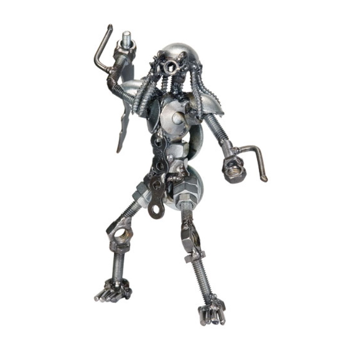 Predator Single Sword Metal Figurine