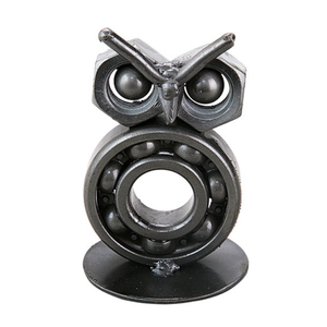 Owl Metal Figurine