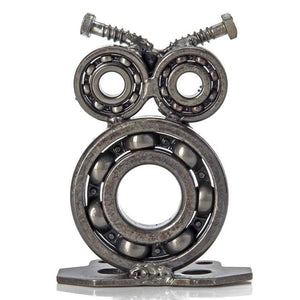 Owl Metal Figurine