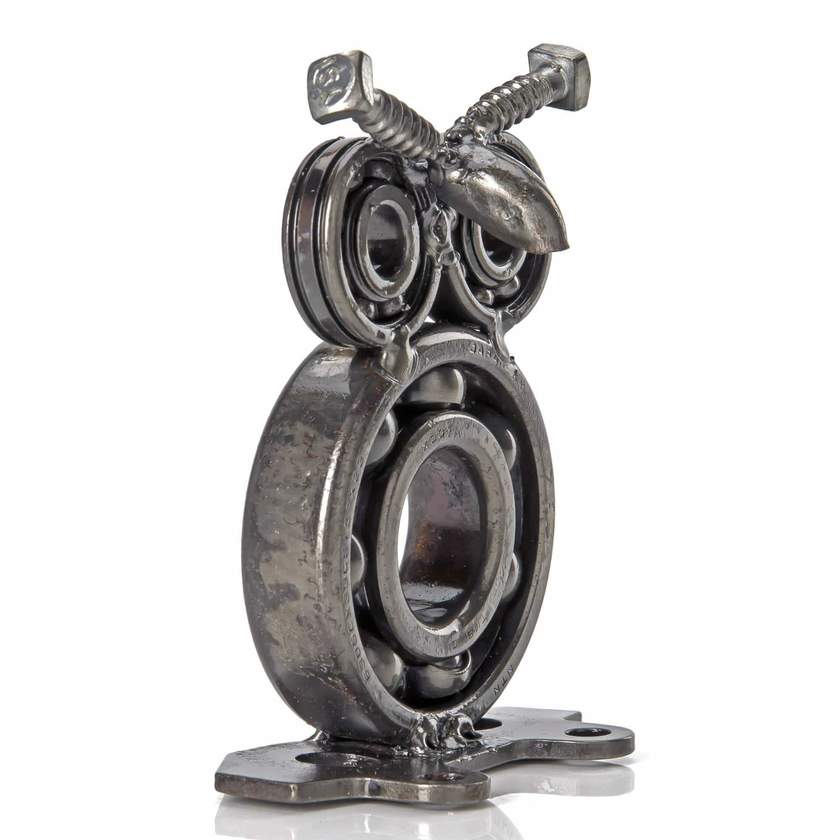 Owl Metal Figurine