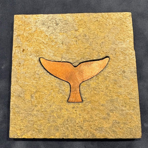 Slate and Copper Inlay Trivet