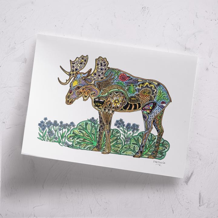 Sue Coccia Moose Print