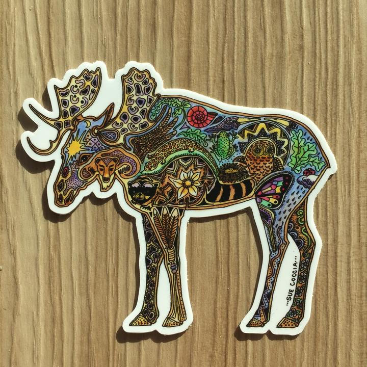 Sue Coccia Moose Sticker