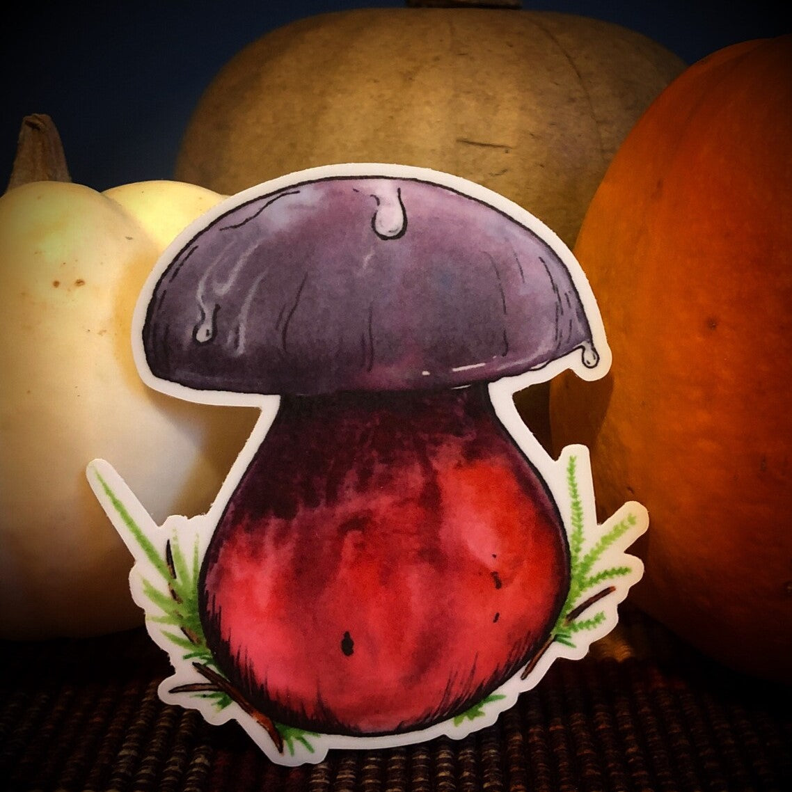 Little Red Velvet Mushroom Sticker