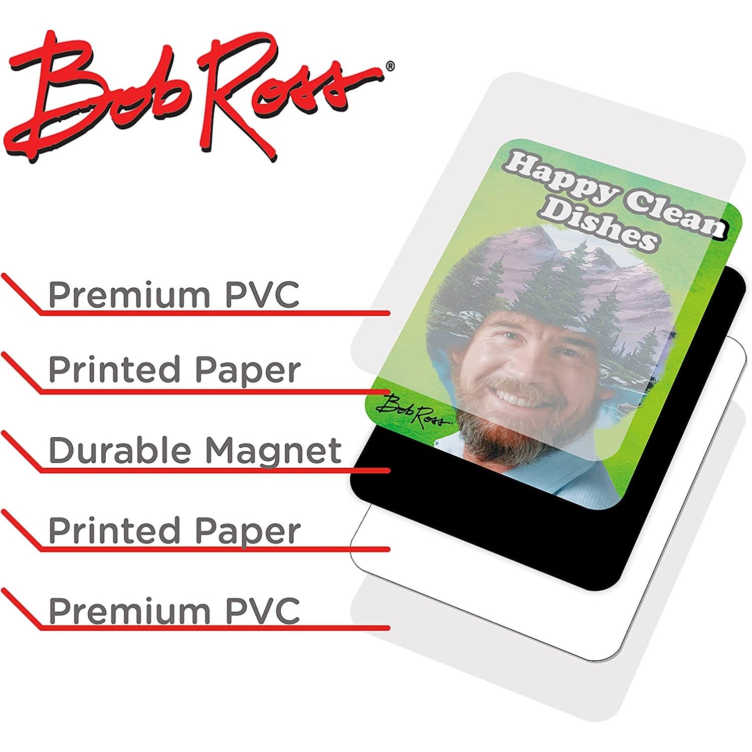 Bob Ross Dishwasher Magnet