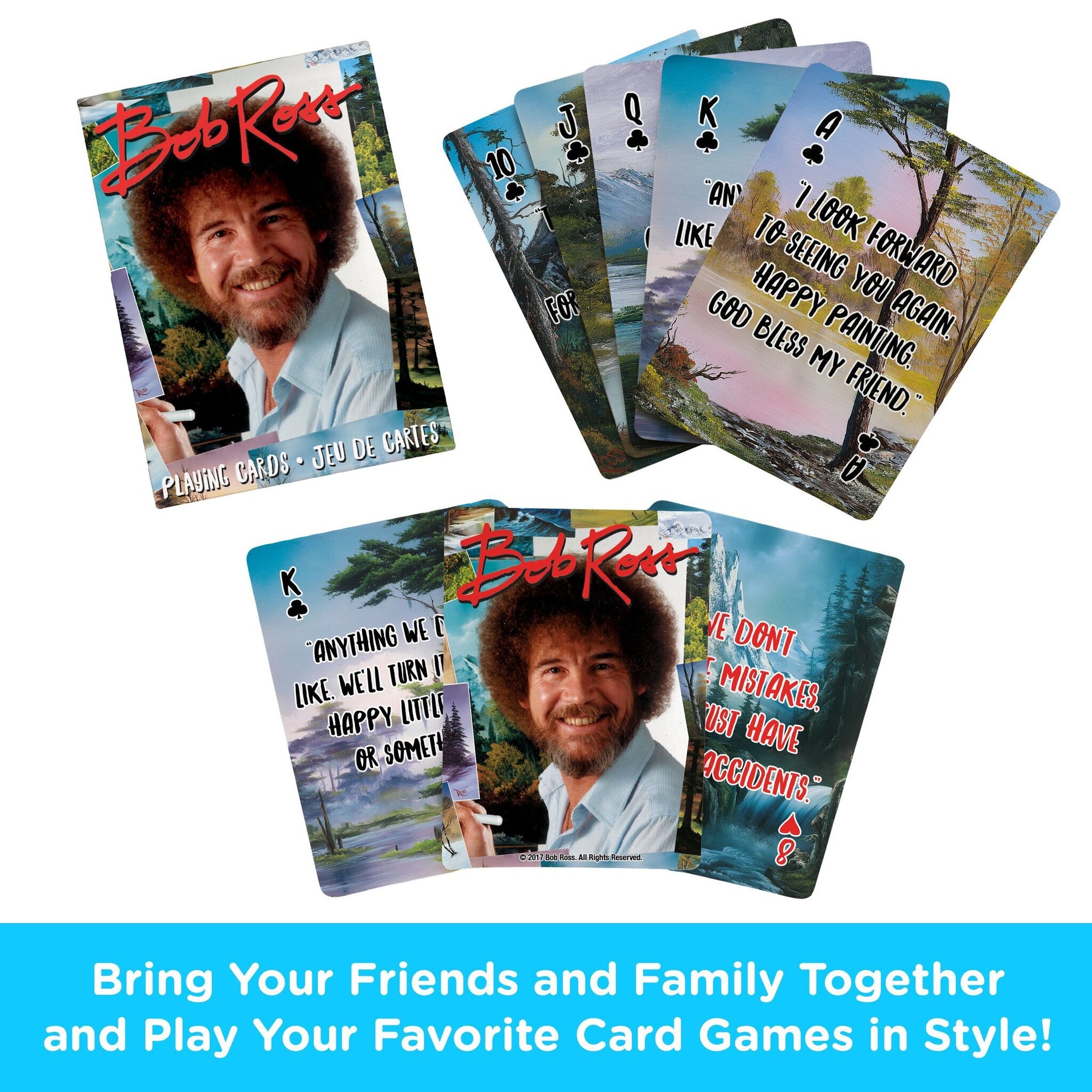 Bob Ross Quotes Playing Cards