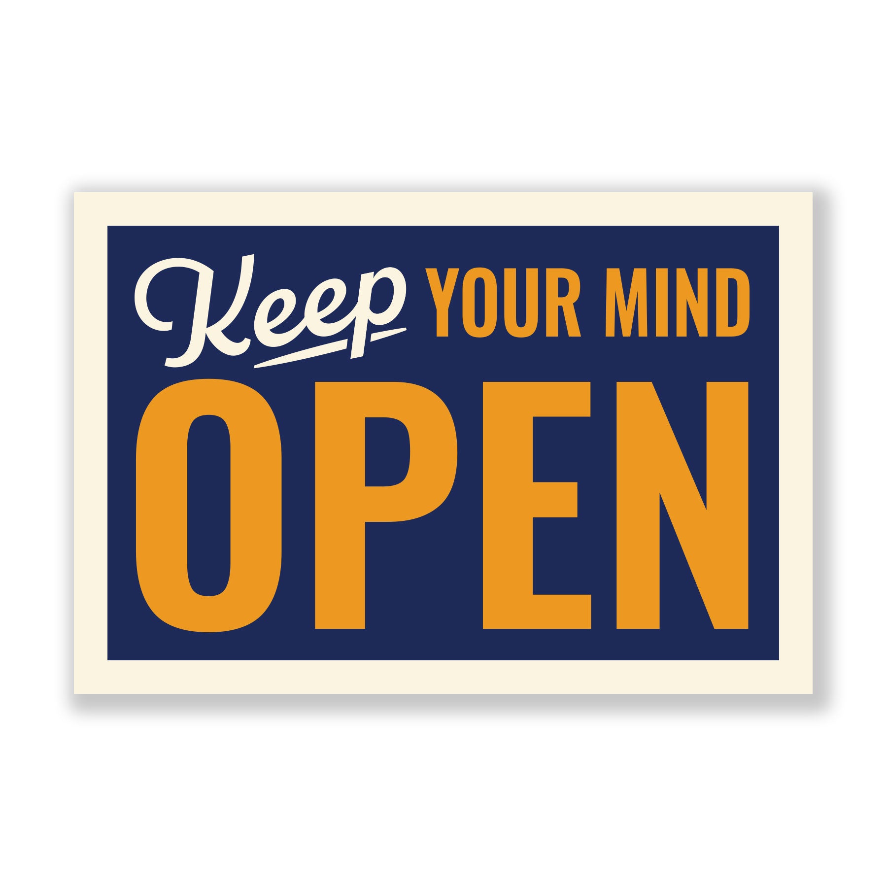 Open Mind Sticker