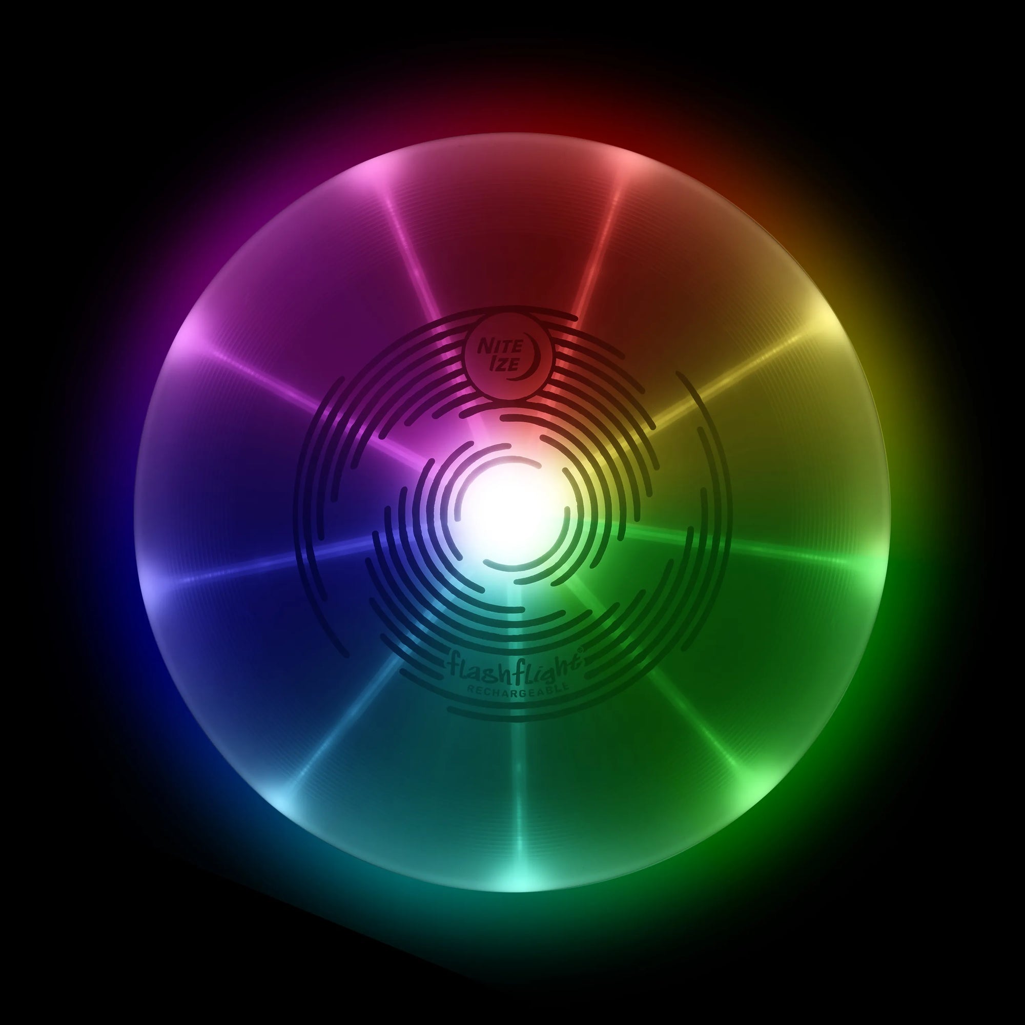 Flashflight® Rechargeable Light Up Flying Disc - Disc-O Tech™