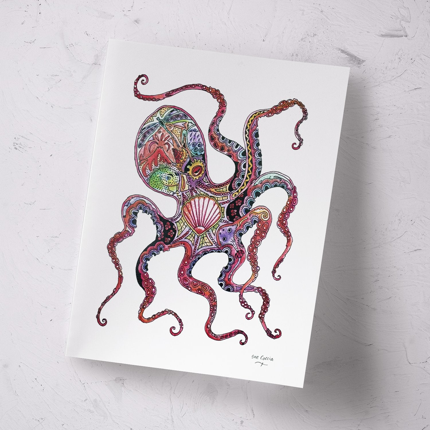 Sue Coccia Octopus Print