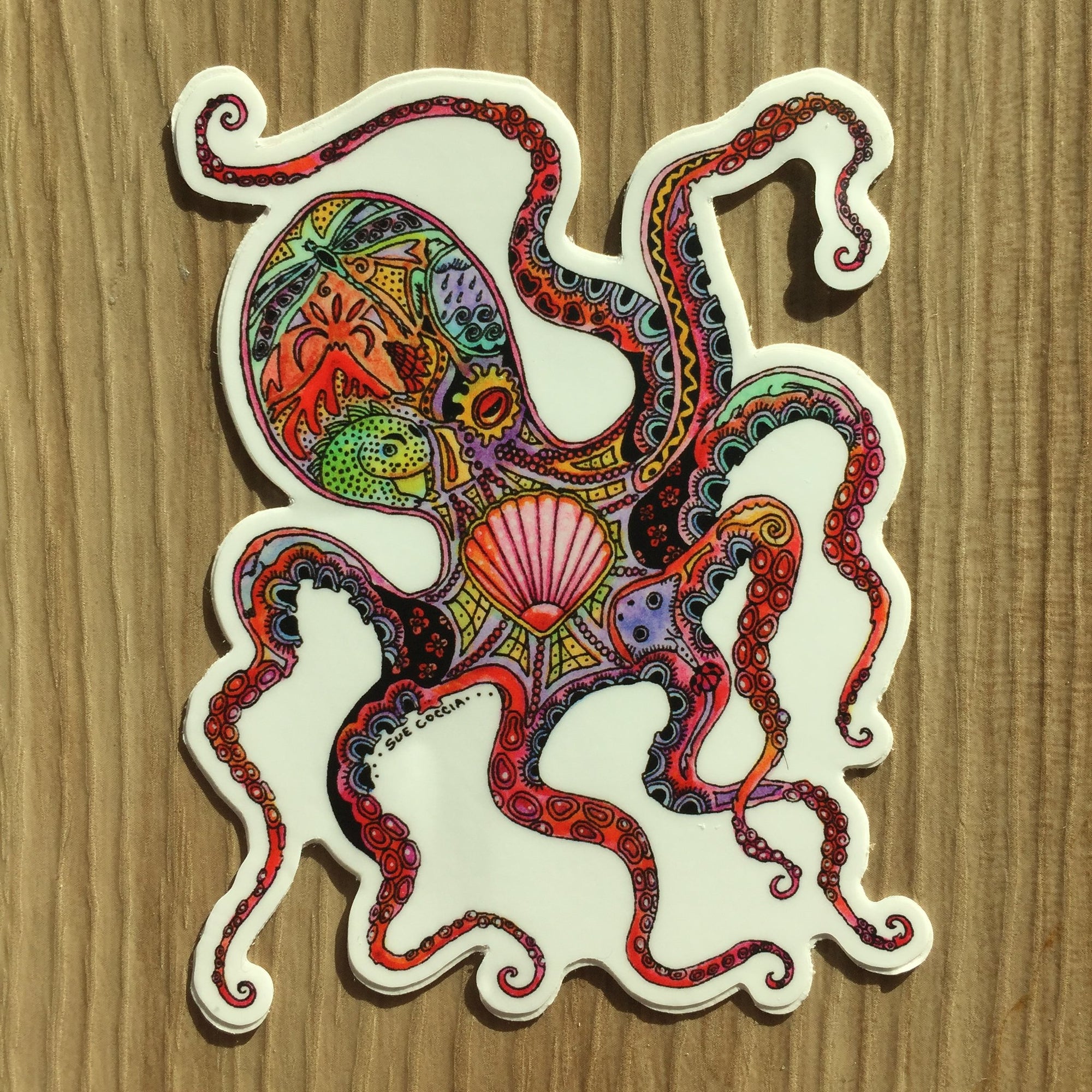 Sue Coccia Octopus Sticker