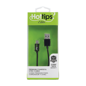Hottips Elite 4' Micro USB Cable