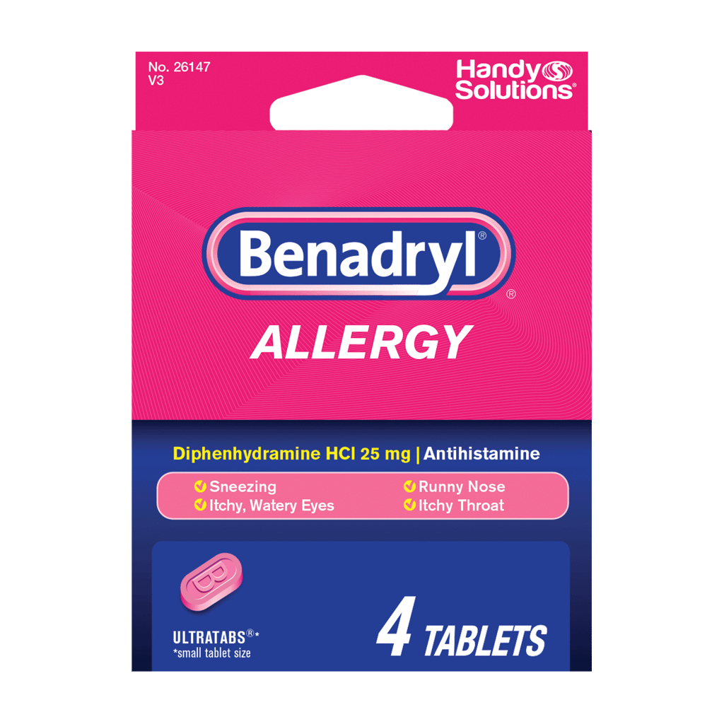 Benadryl Allergy Ultratabs - 4 Tablets