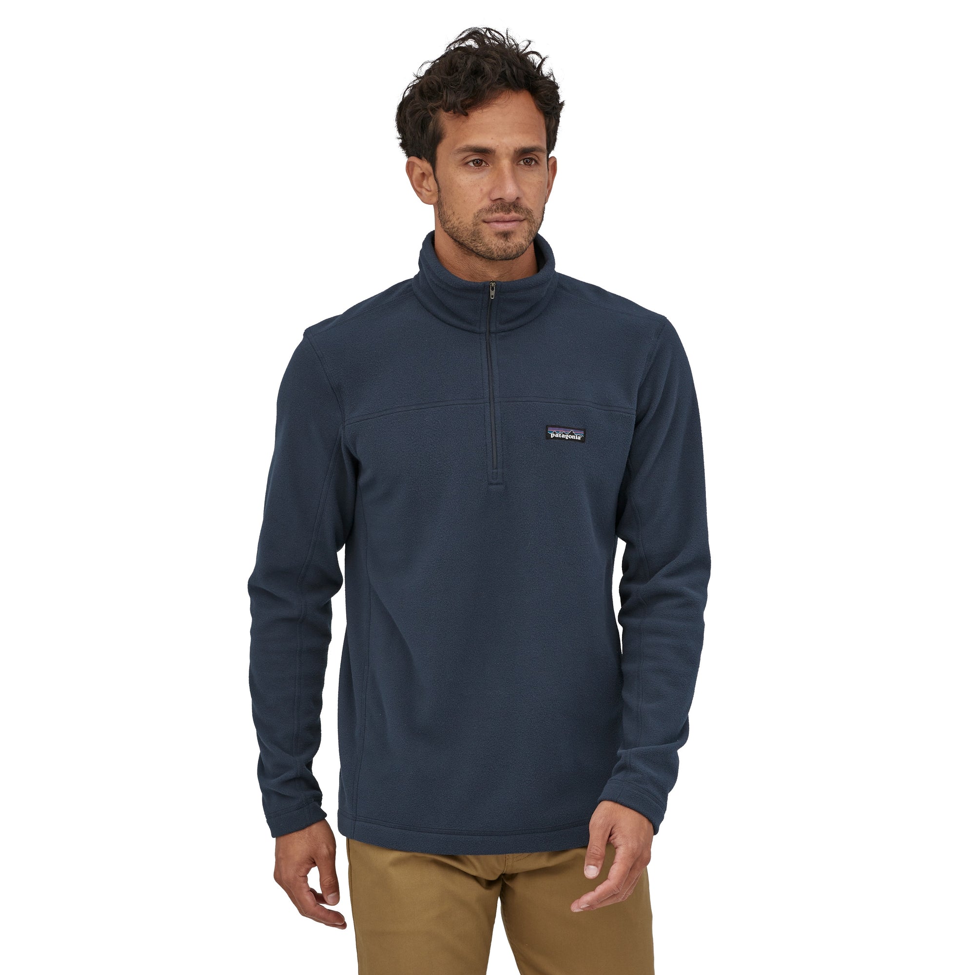 Micro D Fleece Pullover for Men - New Navy
