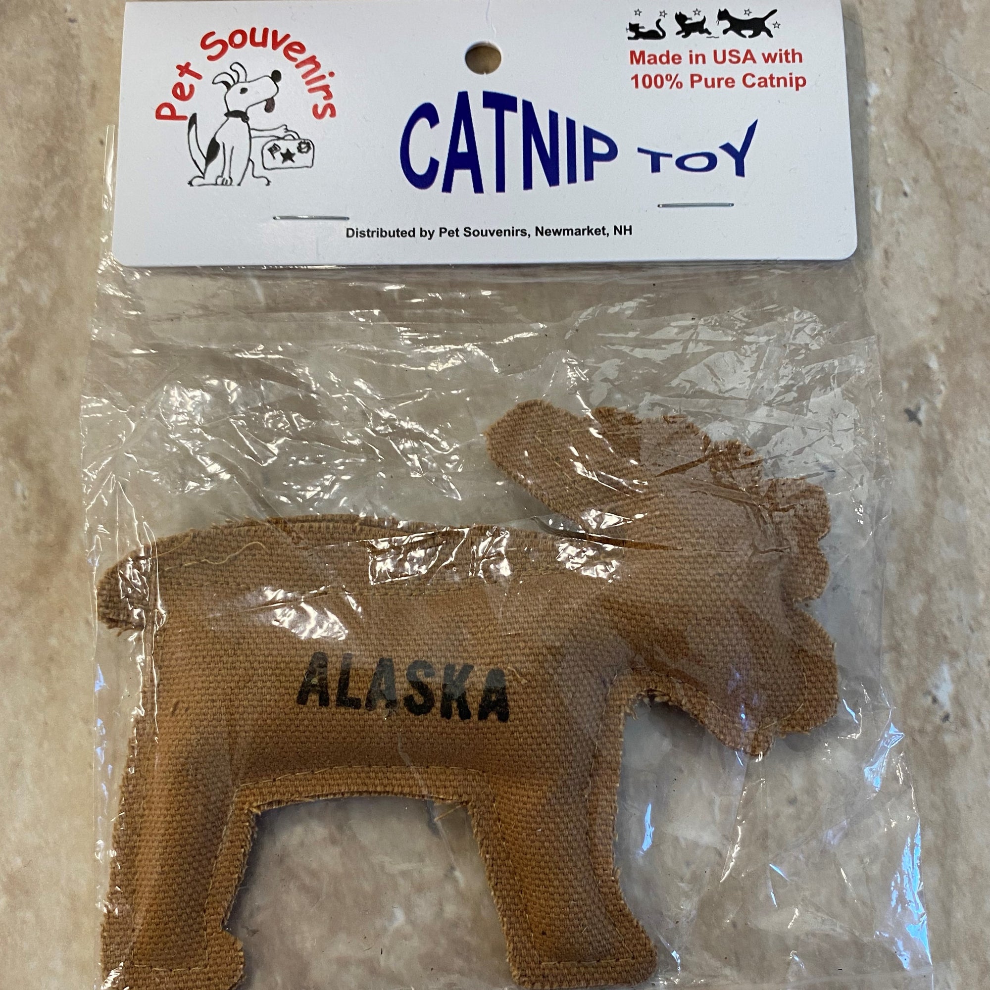 Alaska Brown Moose Catnip Toy