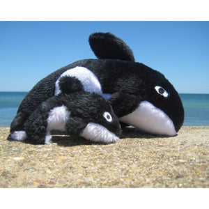 Mini Plush Orca Dog Toy