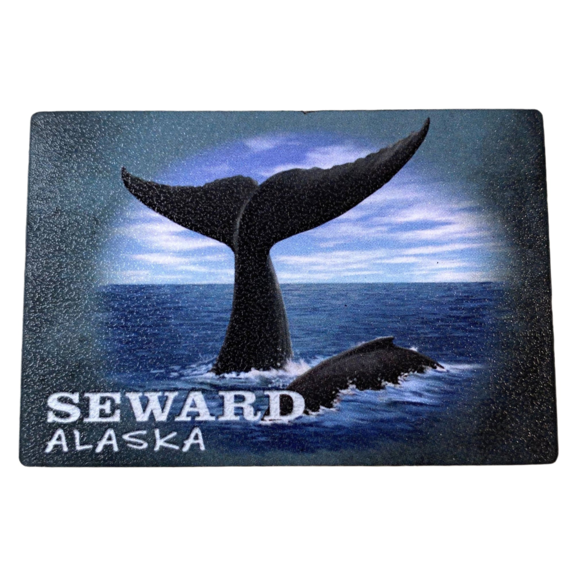 Whale Tails Portrait Magnet