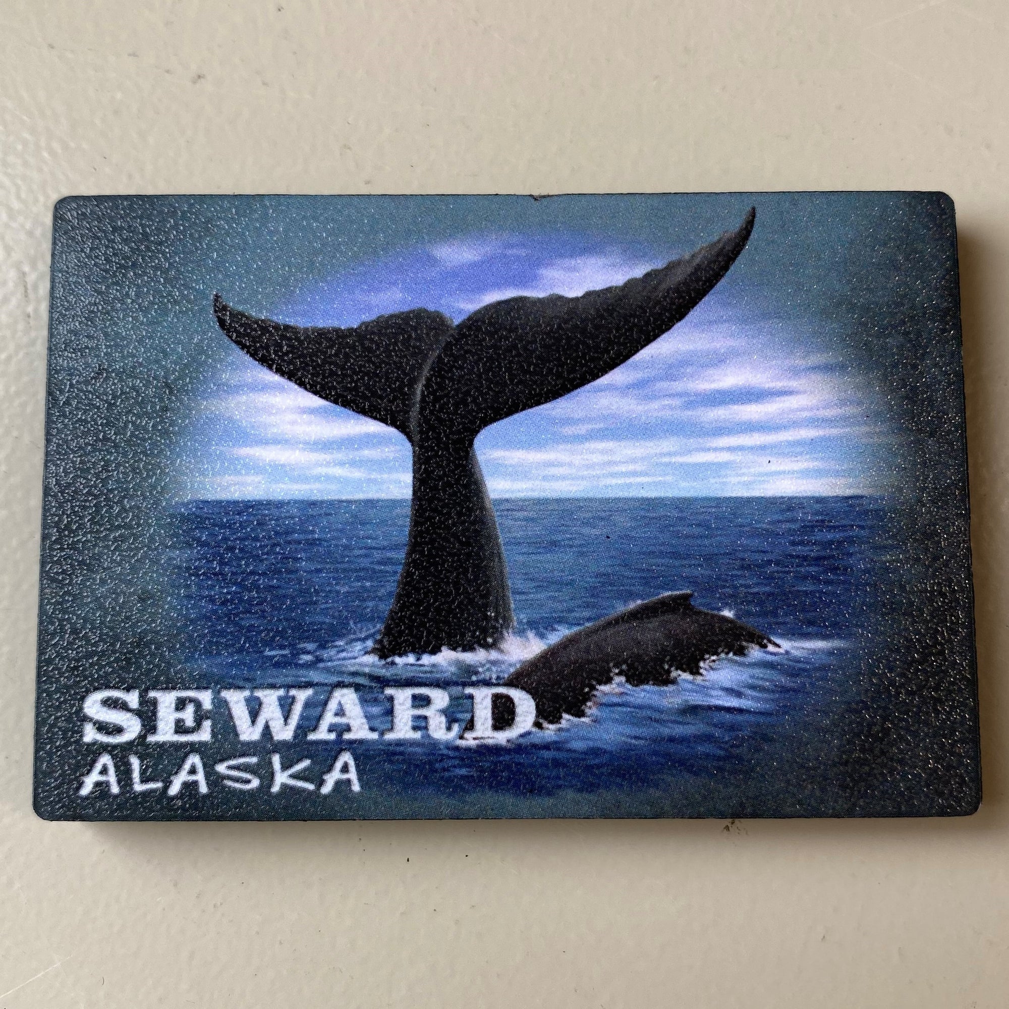 Whale Tails Portrait Magnet