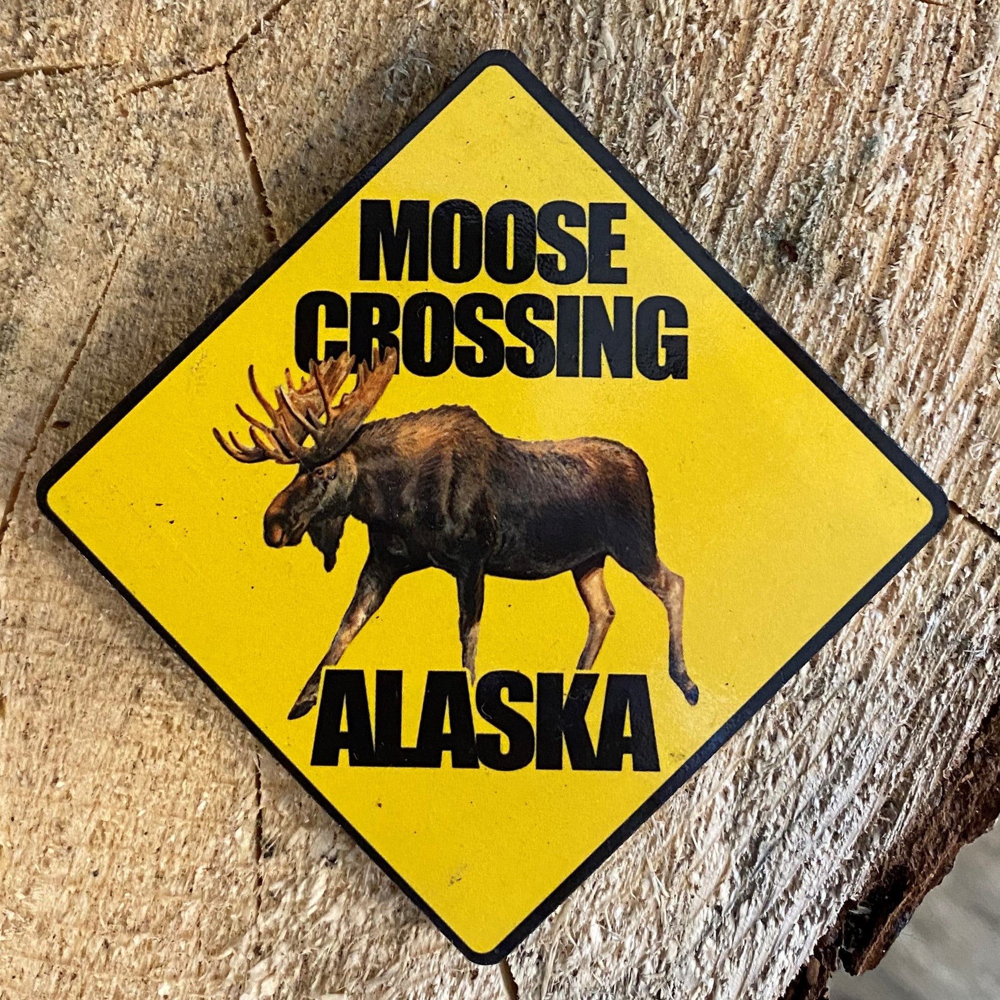 Alaska Road Sign Magnet