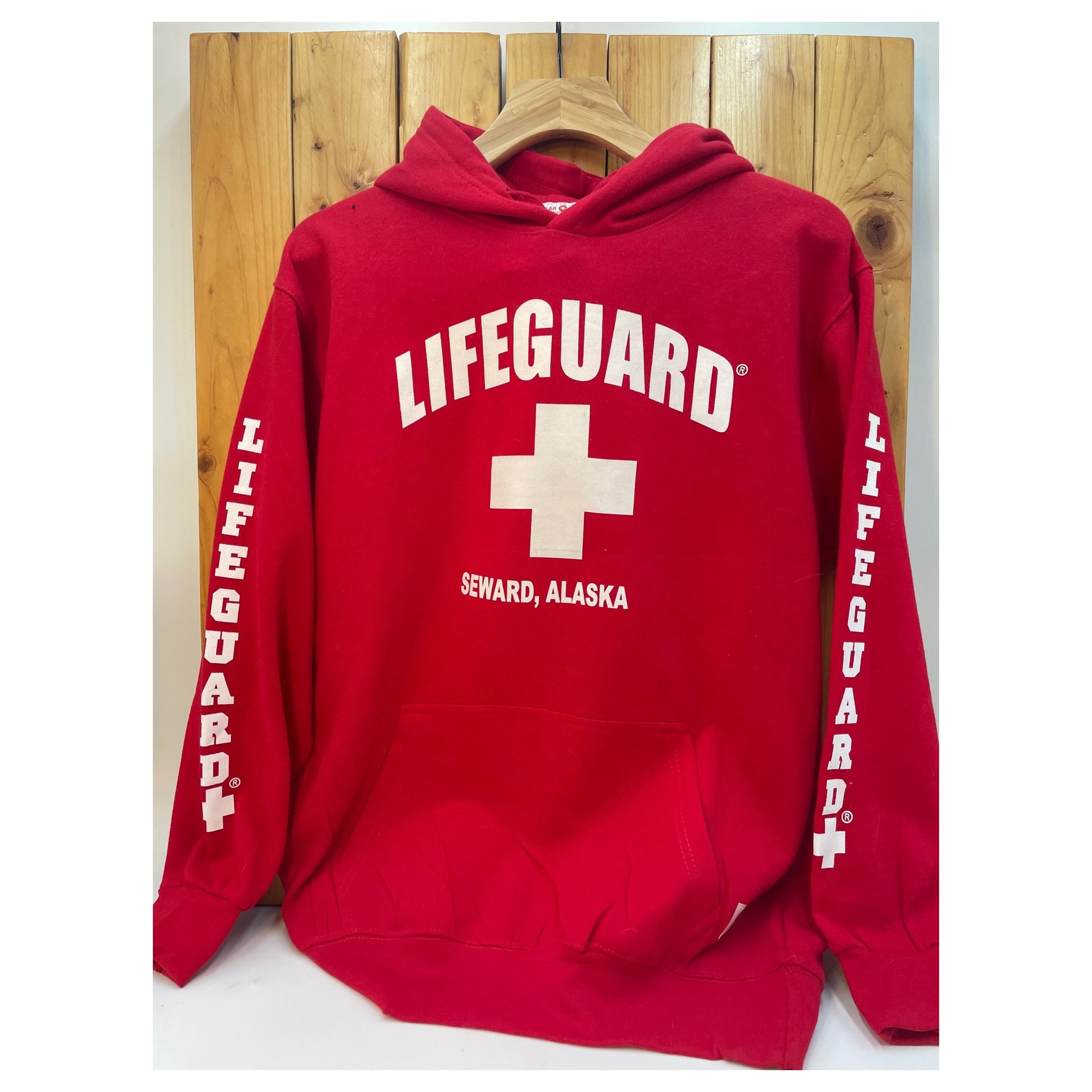 Pink best sale lifeguard hoodie