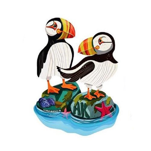 Puffin Love - Sticker