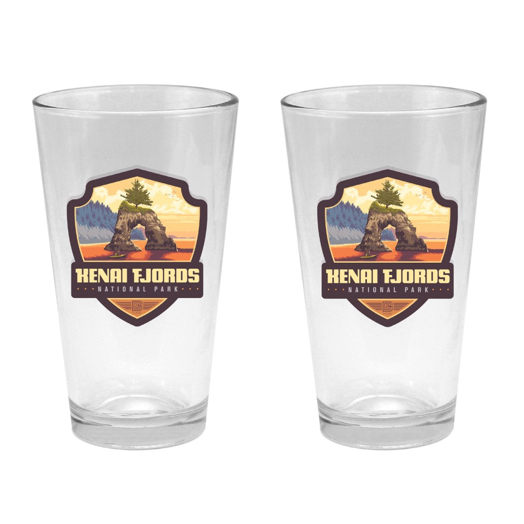 Kenai Fjords Pint Glass