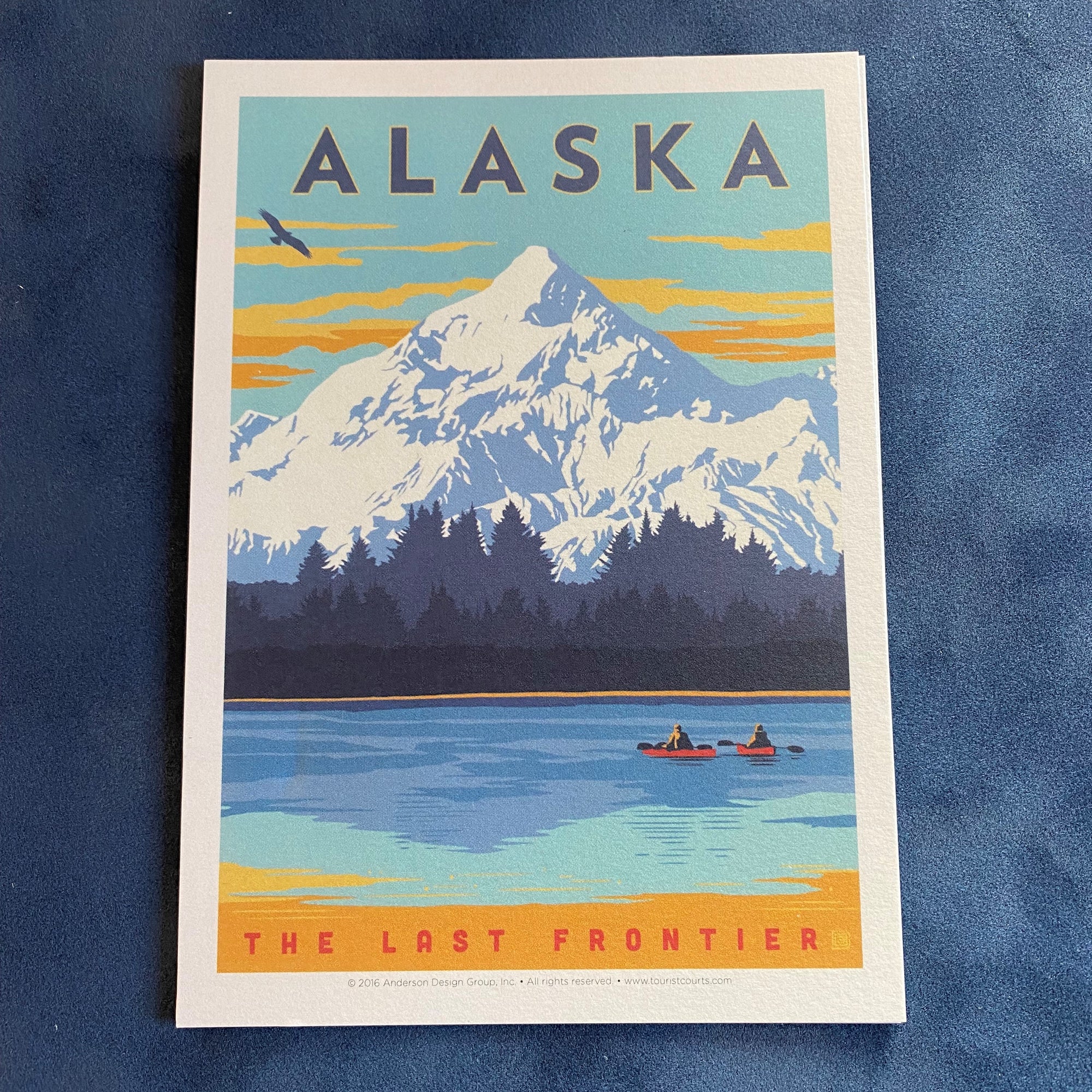 Vintage Kayaks Postcard