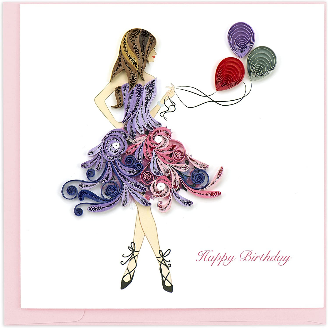 Birthday Girl Quilling Card