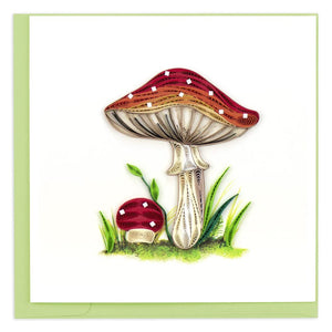 Wild Mushroom Quilling Card